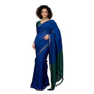 Suta Harshitha Cotton Saree - Blue